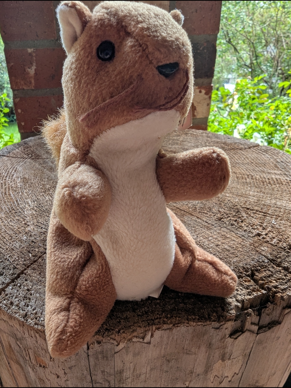 TY Plush Small Pets Squirrel Chew Toy - Brown and Cream